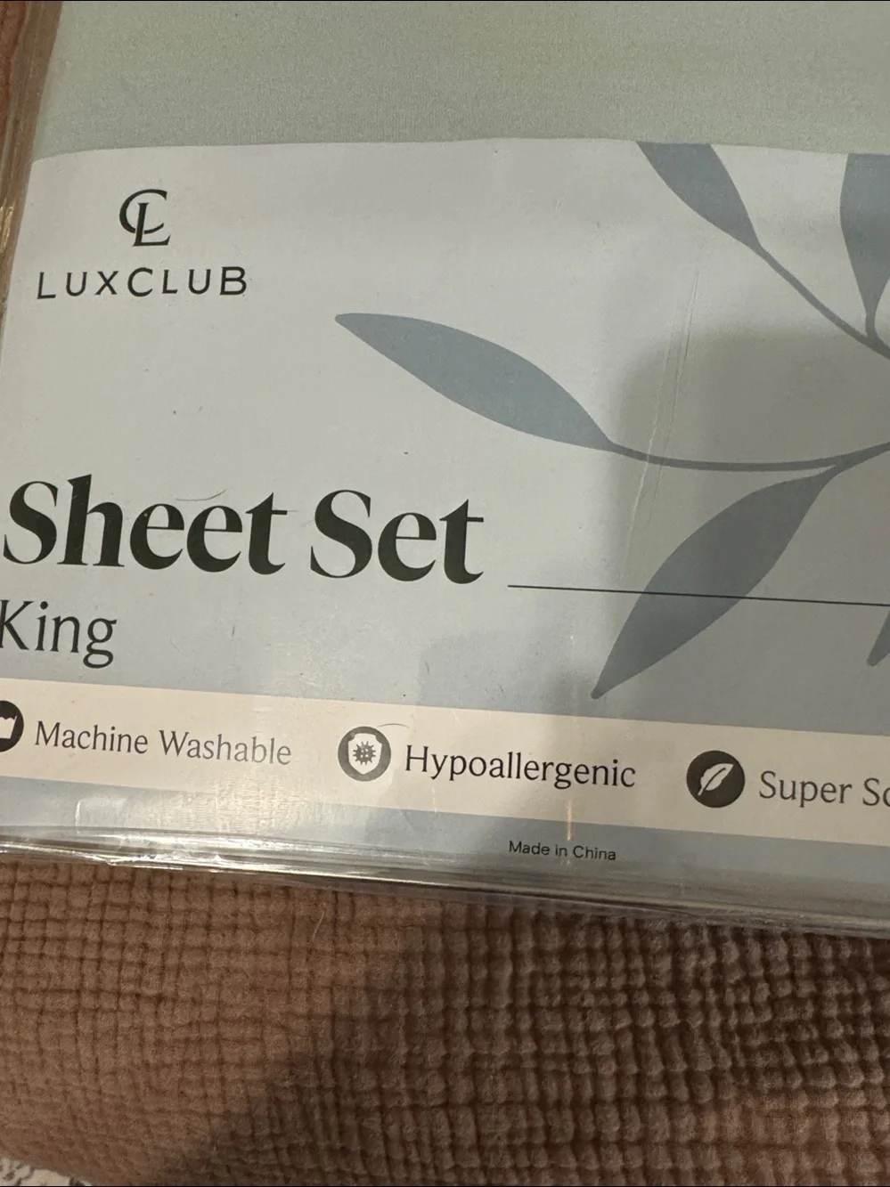 King Sheet Set in Light Sage